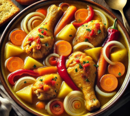 TRUTROS DE POLLO AL AJIACO