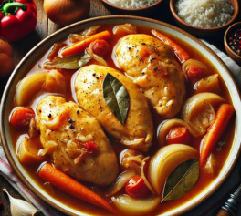 PECHUGAS DE POLLO AL JUGO