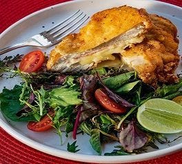 MILANESA DE POLLO RELLENA