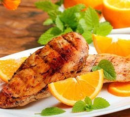 PAVO A LA NARANJA CON MOSTAZA