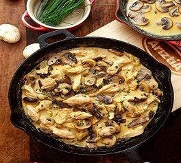 POLLO AL CHAMPIÑON