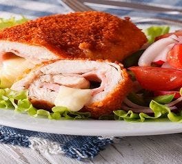  ROLLITOS DE POLLO JAMÓN Y QUESO