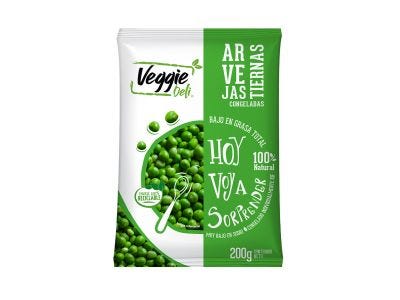 Arvejas Congeladas 200 gr, 10 Unidades