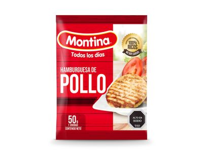Hamburguesas de Pollo 50 gr, 40 Und.