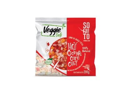 Sofrito Congelado 200 gr, 20 Und.